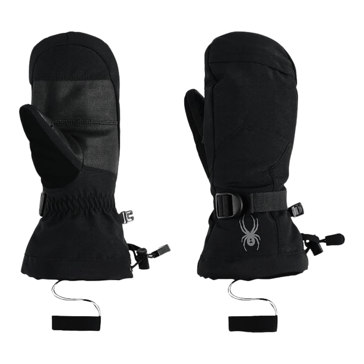 SPYDER FINN SKI MITTENS BLACK GLOVES