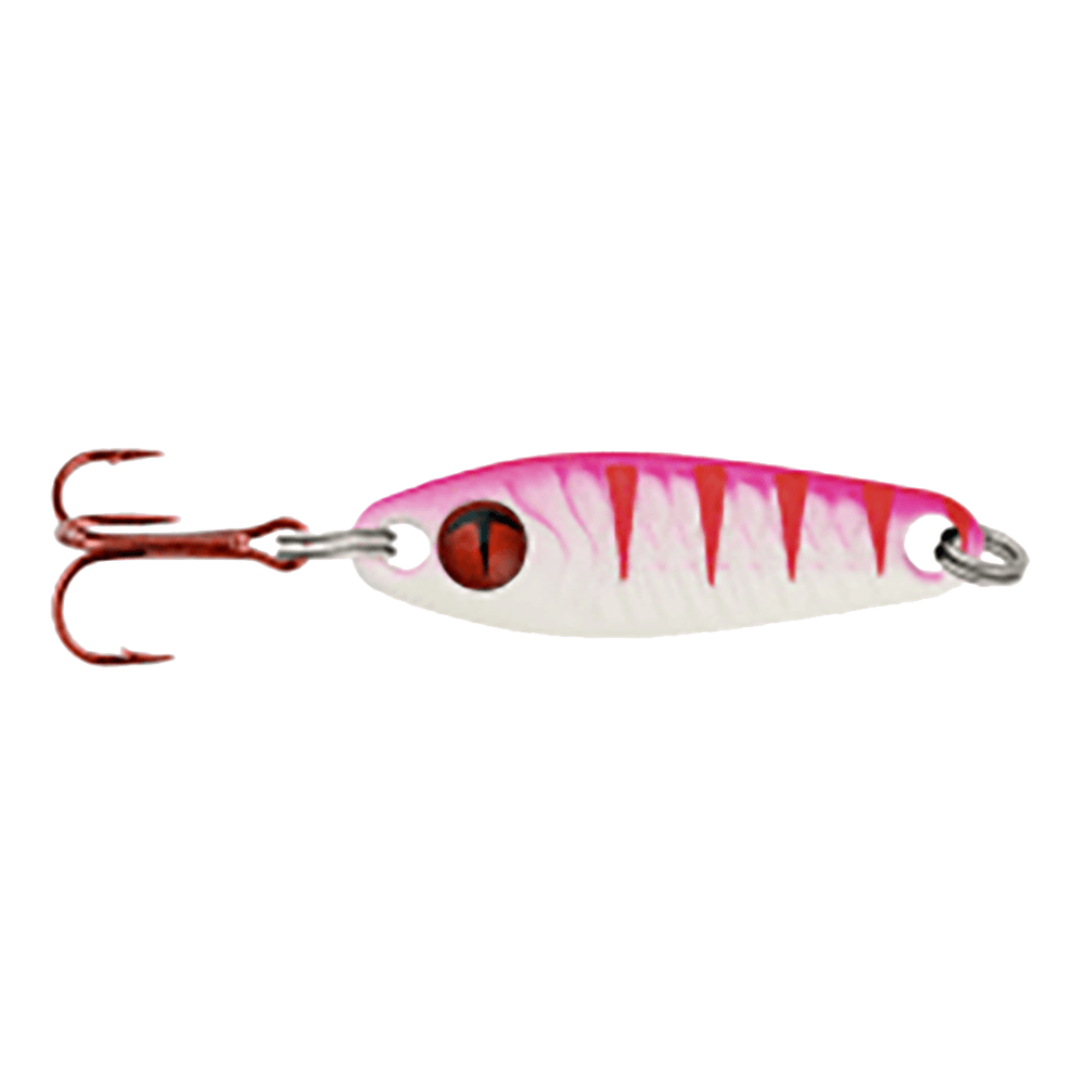 NORTHLAND TUNG BUCK-SHOT RATTLE SPOON
UV Pink Tiger