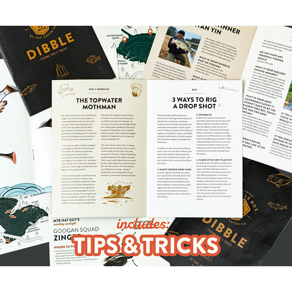 Mystery Tackle Box sample Tips and Tricks