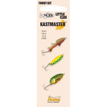 3-PIECE TROUT SPOON MULTI PACK - 1/8 oz