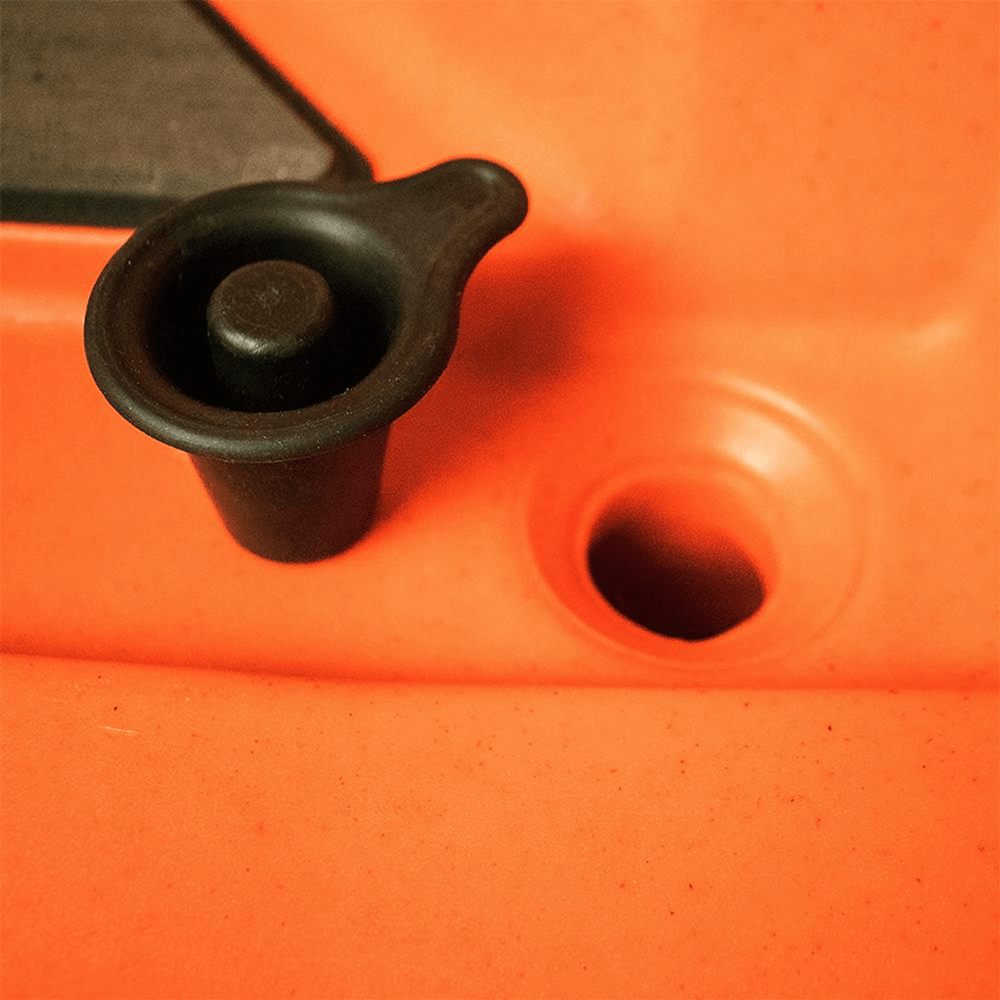UNIVERSAL SCUPPER PLUGS 2PK - SMALL/MEDIUM or MEDIUM/LARGE next to a kayak hole