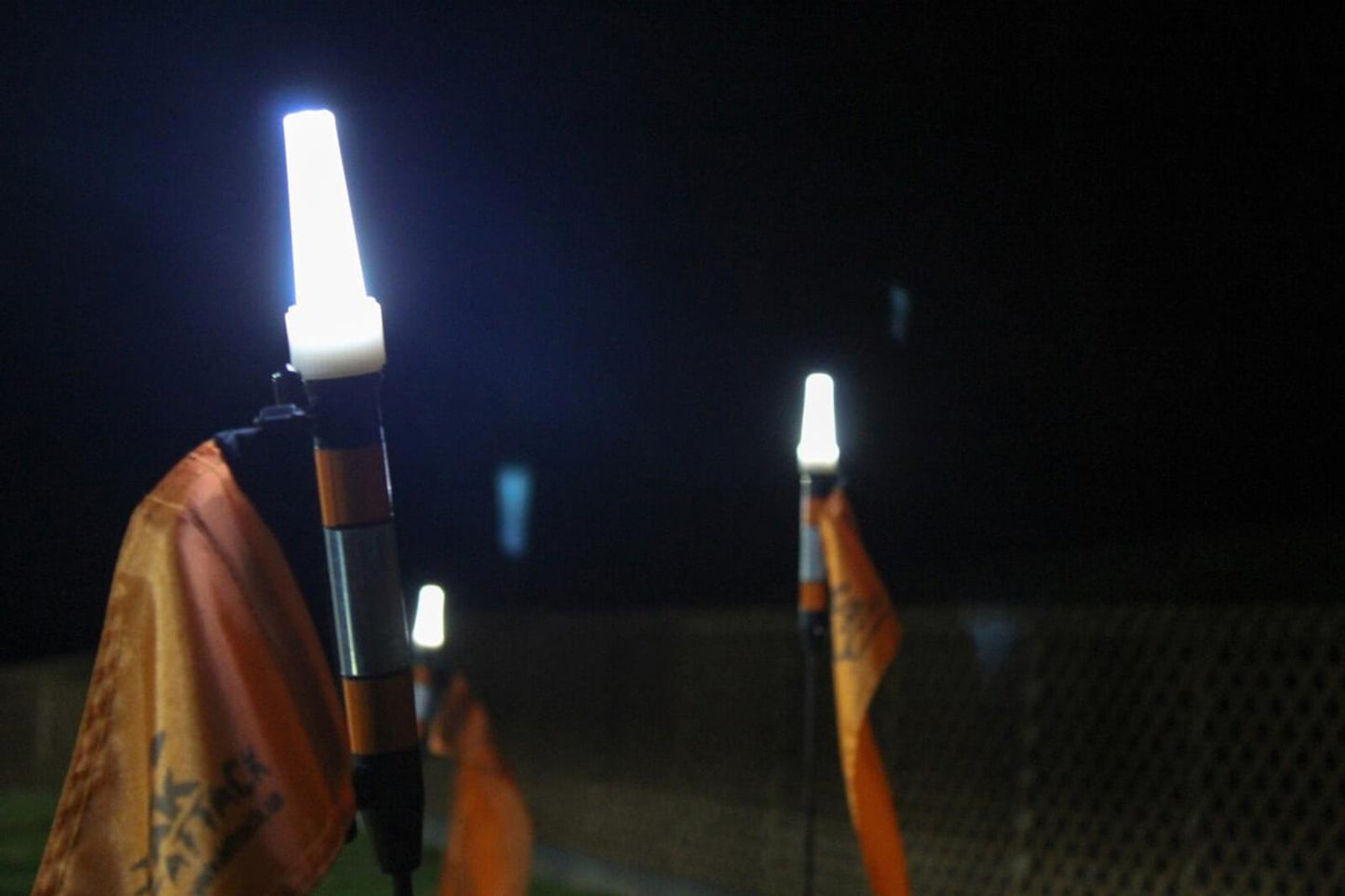 VISICARBON PRO - CPM - INCLUDES MIGHTY MOUNT AND HARDWARE at night showing the light on top