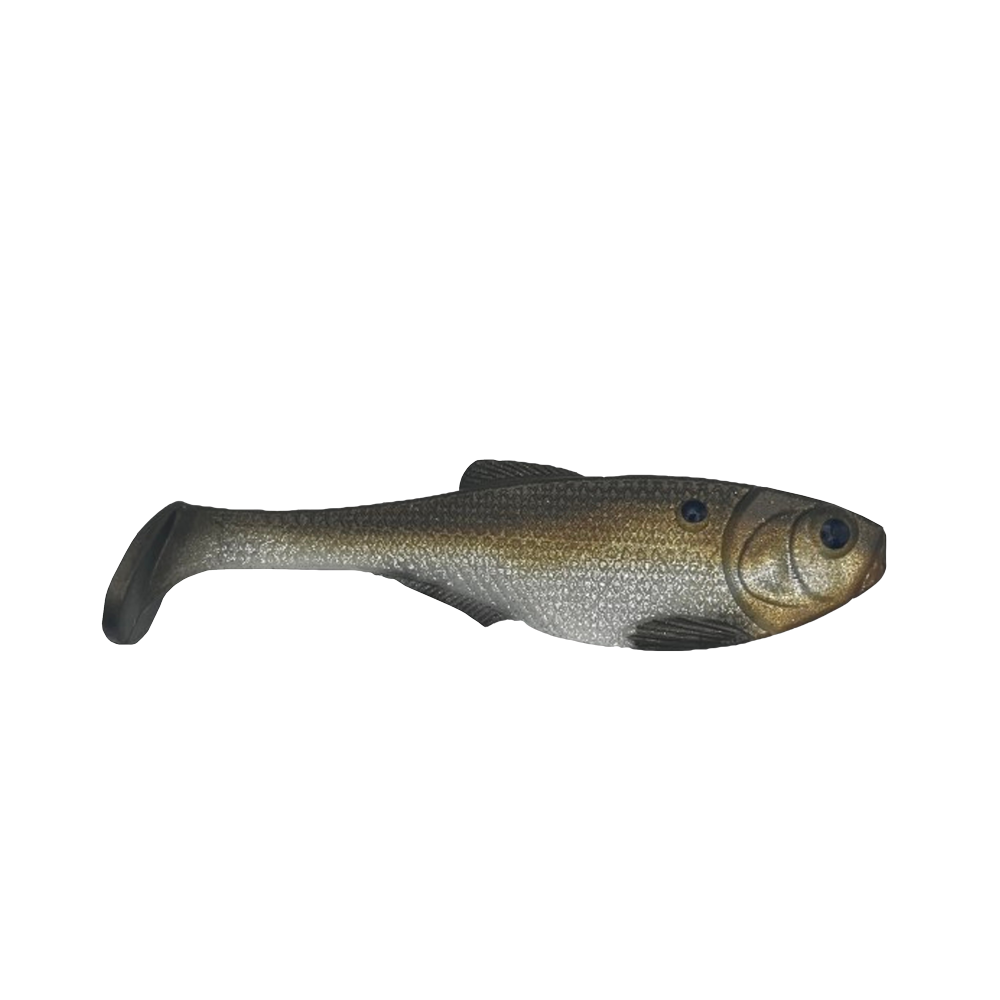 Da Boot Swimbait - Boot Tail - 7.5" - mirrored light smoke black