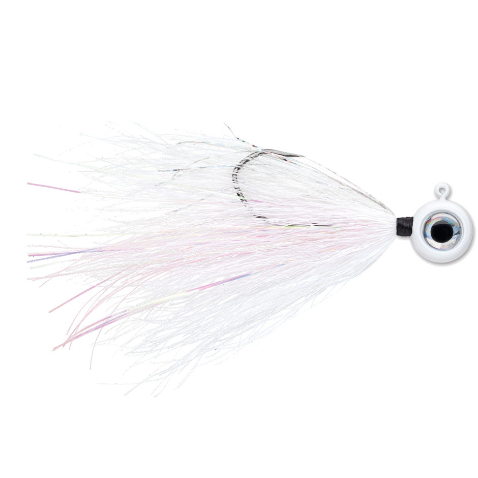 VMC Moon Tail Jig - White
