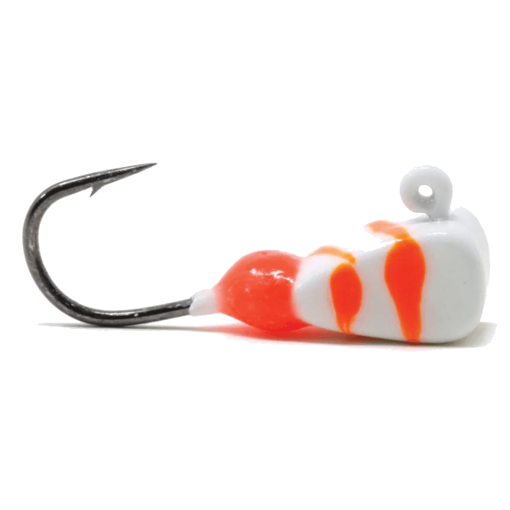 CLAM GENZ DROP-KICK SWIRL SZ10 3/64OZ
White/Orange Swirl