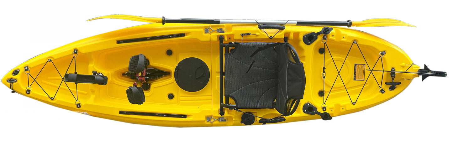 ReelYaks Raptor 9.5ft Fin Drive Modular Fishing Kayak