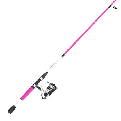 Roam 20 Pink 6'0" Medium-Light Spinning Combo altogether