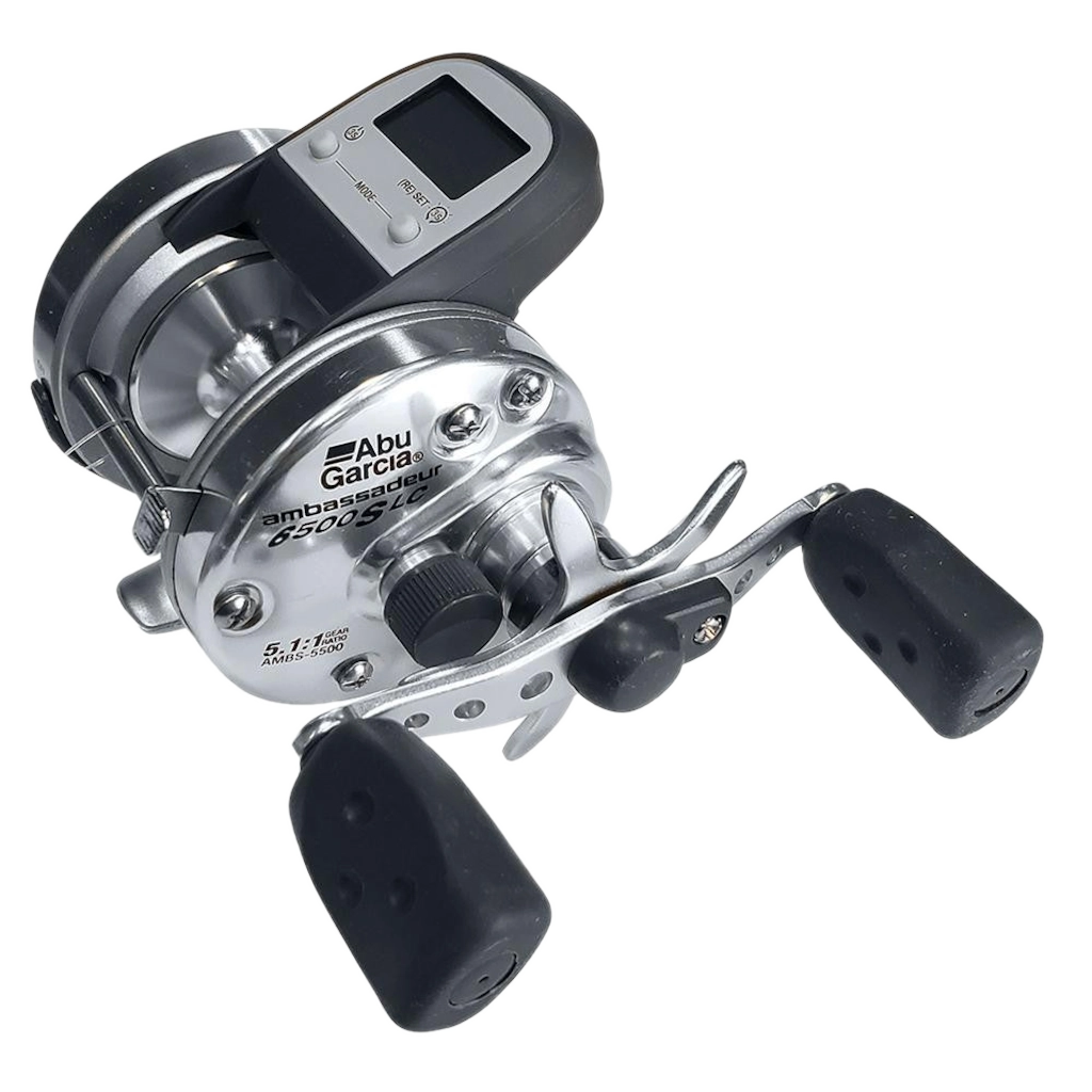 abu garcia ambassadeur s digital line counter reel Reel Size:2500 Abu Garcia Ambassadeur S two stainless steel ball catfish pro