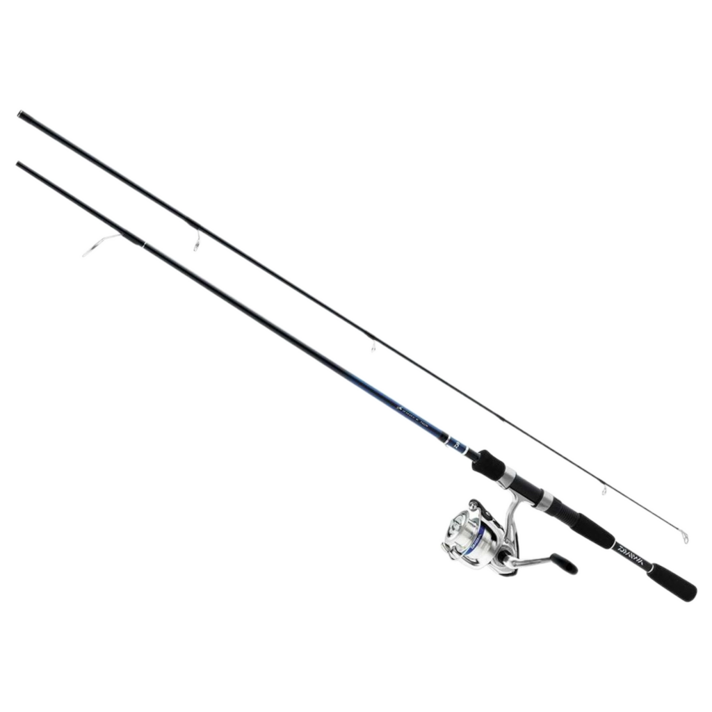 Daiwa D-Shock Freshwater Spinning Combo, Black