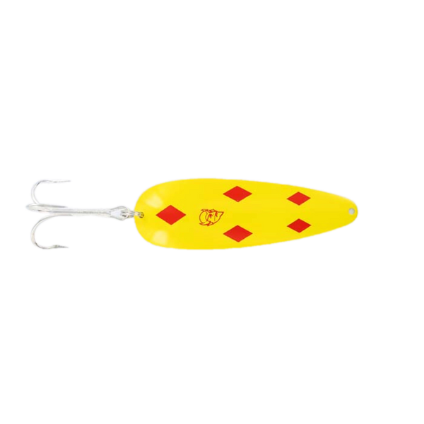 eppinger dardevle fishing lures Dardevle Troll Devle Spoon-Yellow Red Diamond