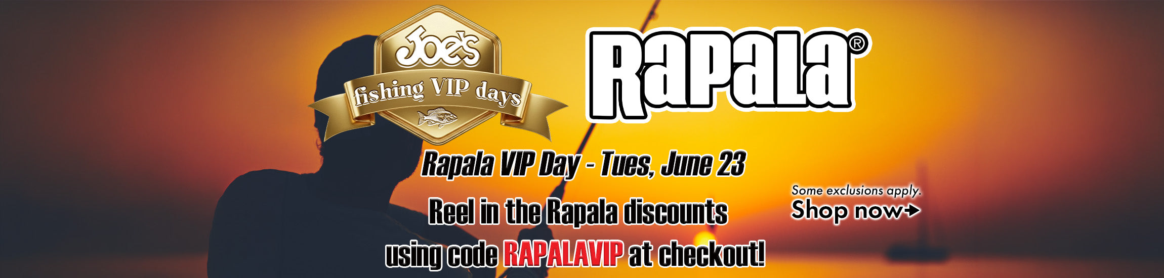 Rapala VIP day is Tuesday June 23rd.  1 day only.  Reel in the Rapala discounts by using code RAPALAVIP at checkout.  Some exclusions apply.
