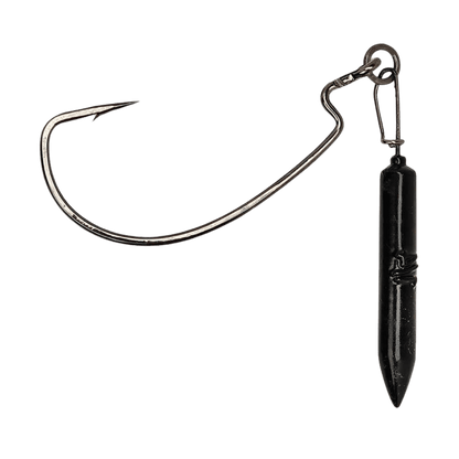 GAMAKATSU GIKA RIG 2PK - BLACK - 1/4 OZ 4/0 - 3/8 OZ 4/0