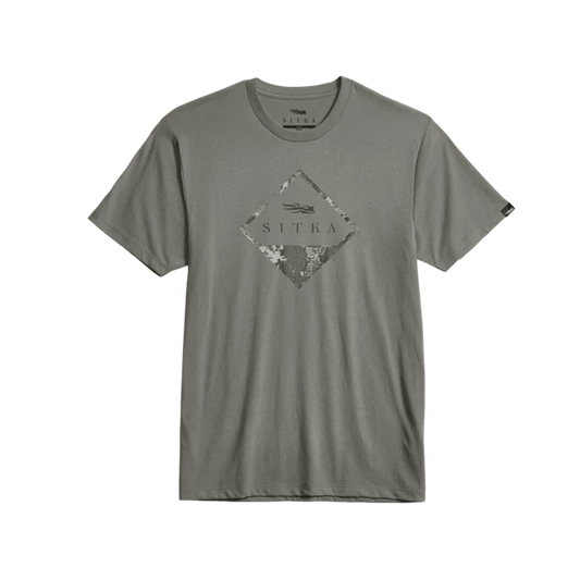 SITKA OPTIFADE BADGE TEE - FIELD GRAY