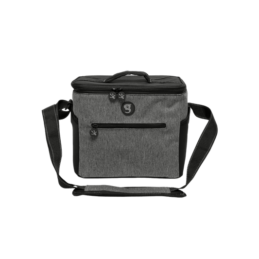 GECKO BRANDS 11 BOTTLE 12 CAN COOLER - MEDIUM - EVERYDAY GREY - FRONT VIEW