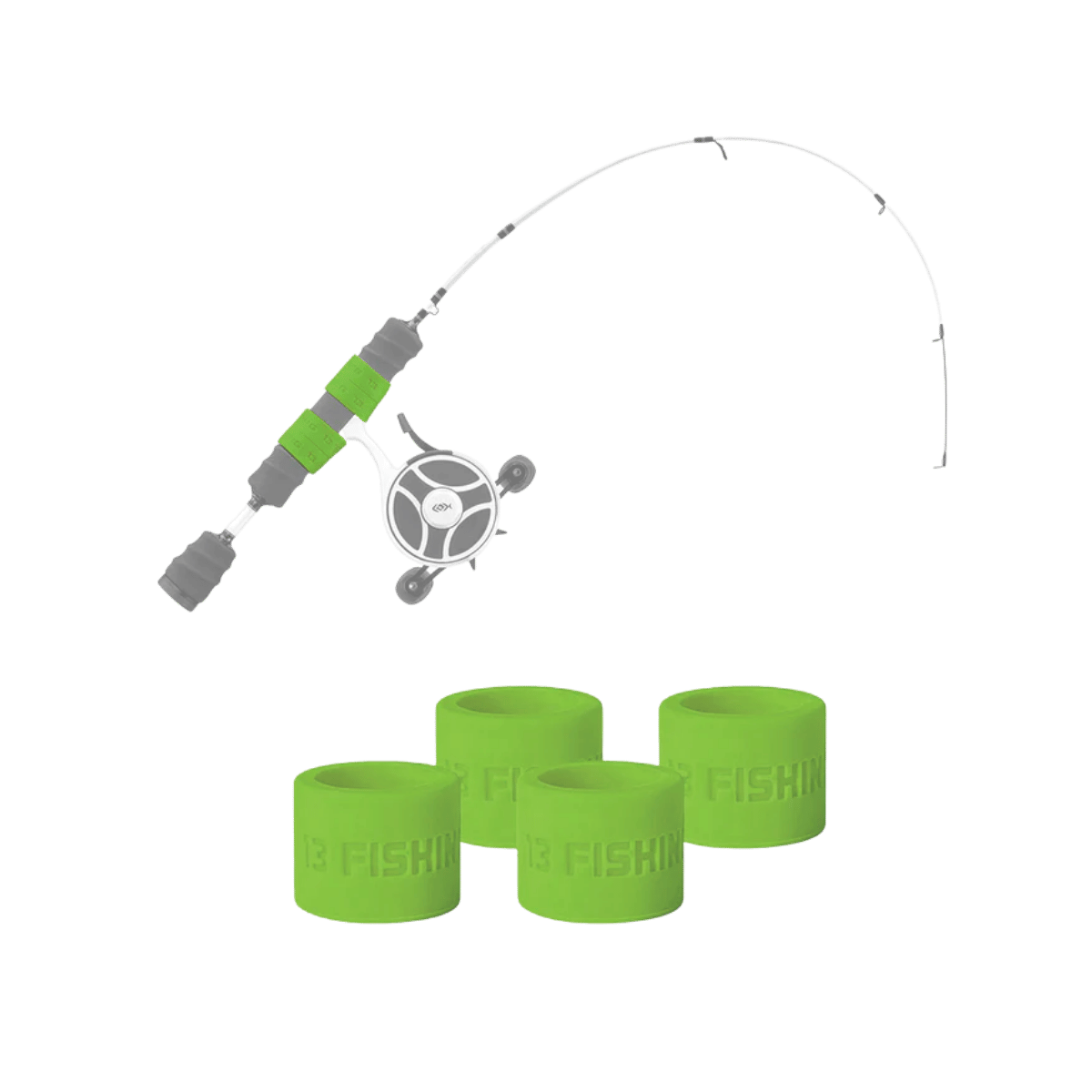 13 fishing lime green reel Ice Anchor Wrap Size:20 qt/Berserker Buckets Daiwa Emblem Pro 5500 Small Plastic Tackle Boxes With seamless reel