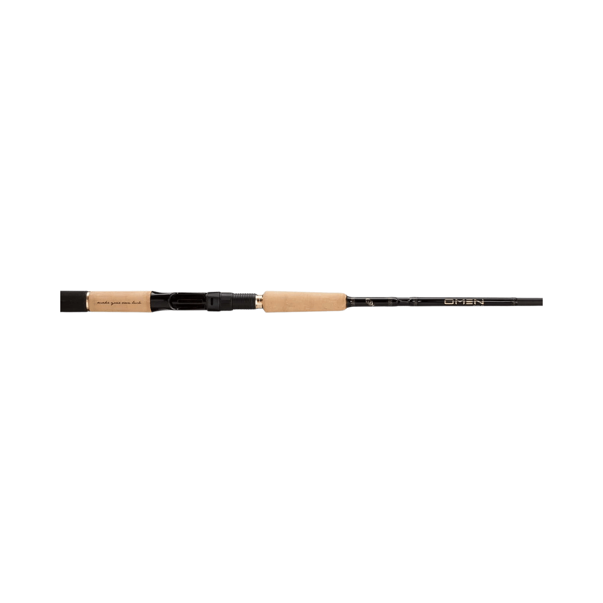 13 FISHING OMEN GOLD TROLLING TELE ROD BROWN BLACK