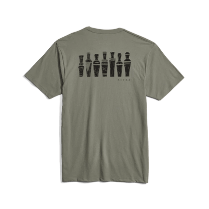 SITKA CALL COLLECTOR POCKET TEE - HEMLOCK GREEN - BACK VIEW