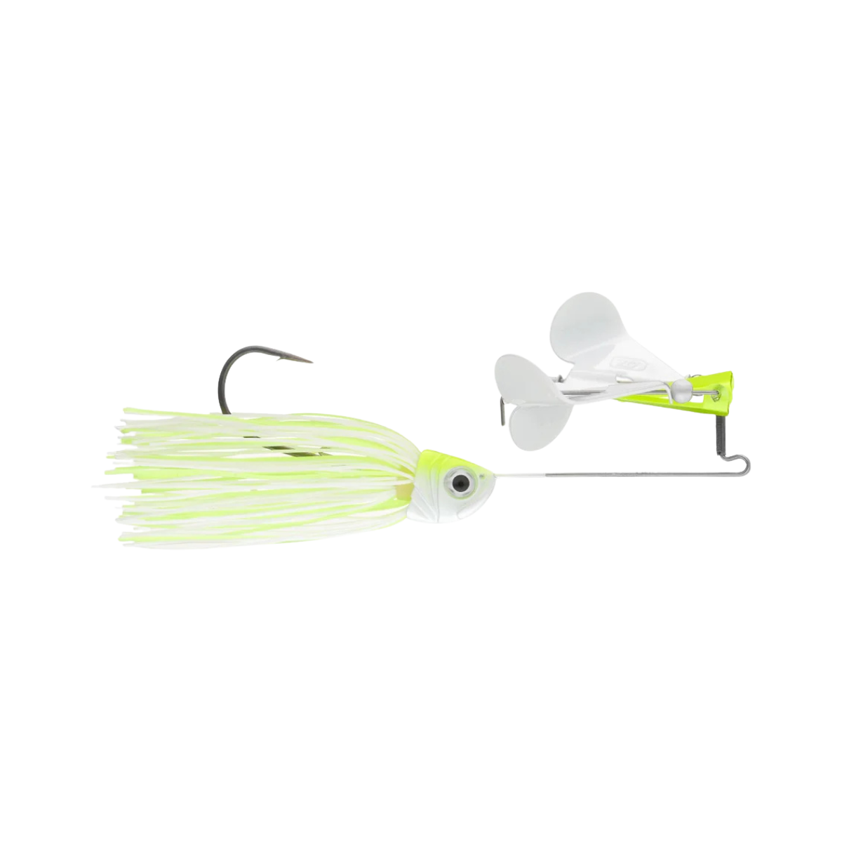 1ST GEN FISHING EXTRO MTL DBL CLACKER BZBAIT - CHART WHITE