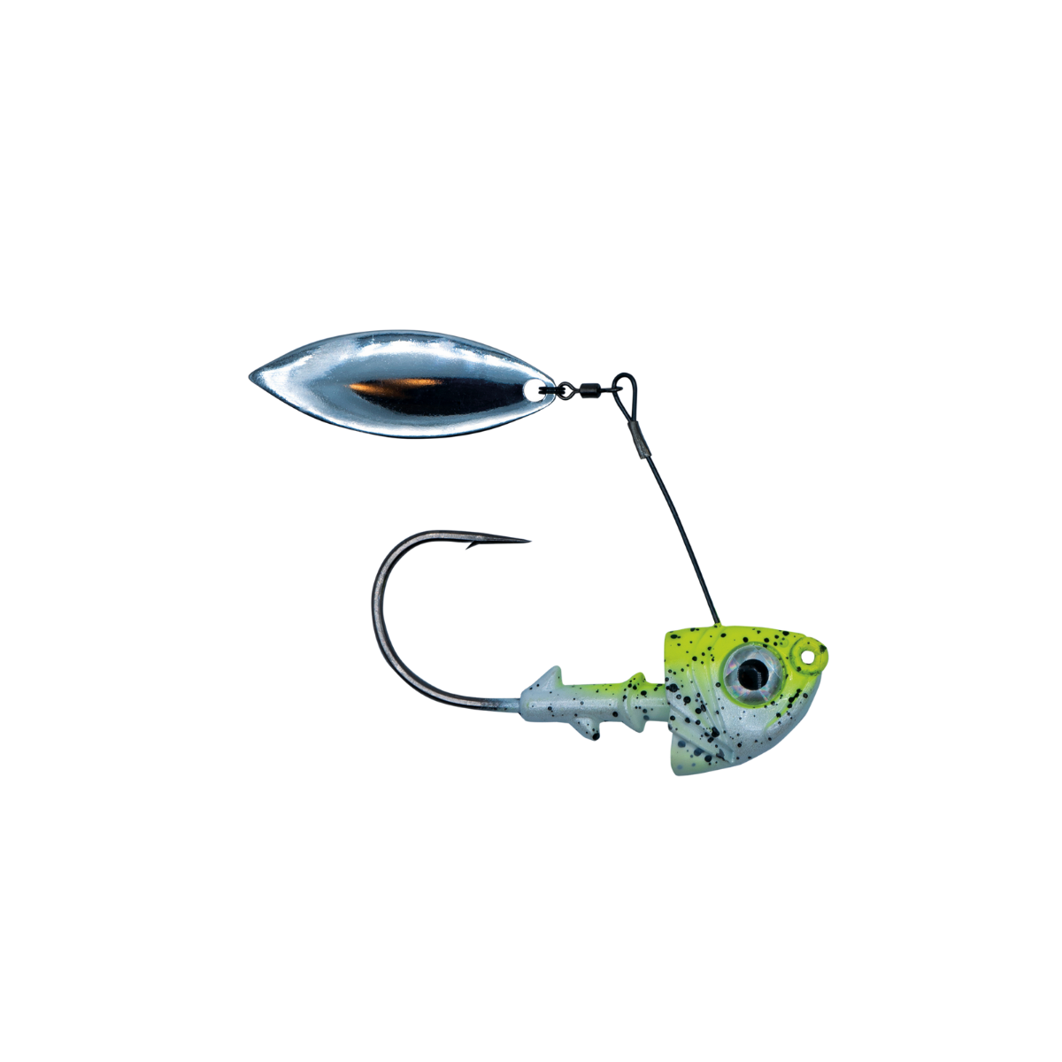 1ST GEN FISHING HD TOP SPIN JIG - CHART WHITE