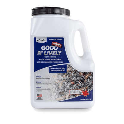 GOOD N' LIVELY PREMIXED WORM BEDDING IN A CONTAINER - 5 LB.