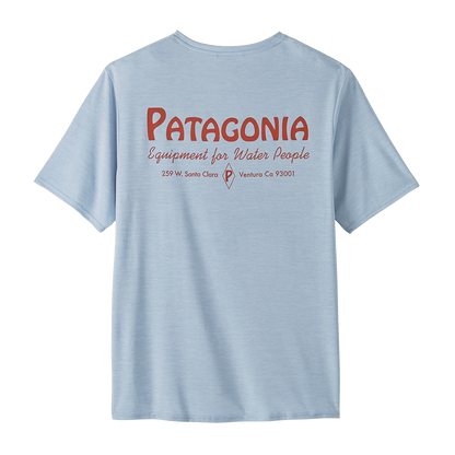 Men's Capilene® Cool Daily Graphic Shirt – Waters; Water People Banner: Fleck Blue