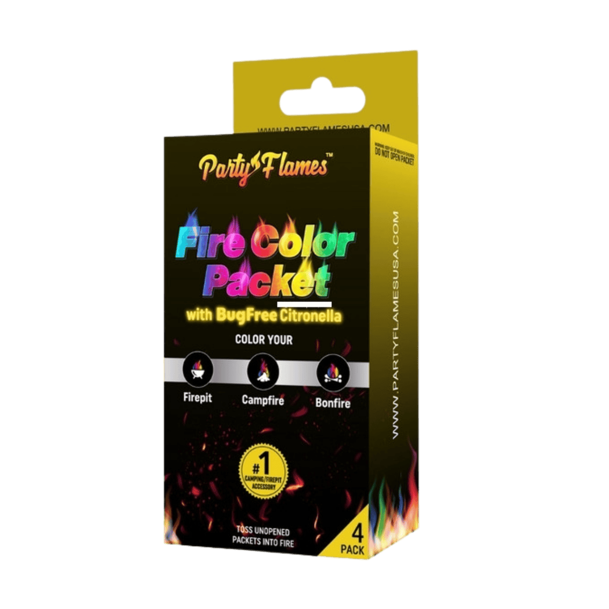 2 MARKET LLC FIRE COLOR W/CITRONELLA - 4 PACK