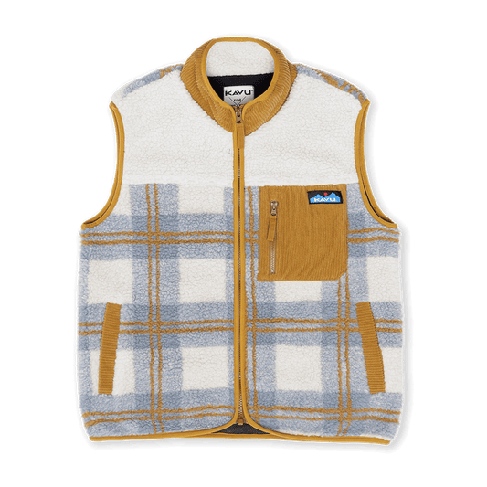 KAVU WOMEN'S OZETTE VEST- HORIZON PLAID