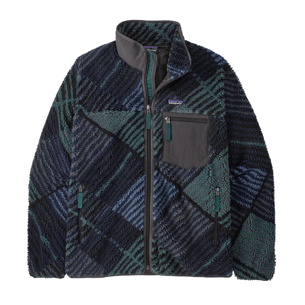 PATAGONIA 7990 MENS CLASSIC RETRO-X JACKET - RAINFALL INK BK
Front View