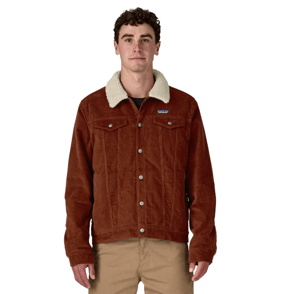 PATAGONIA 7990 MENS PILE LINED TRUCKER JACKET - DRIED VANILLA
Front View