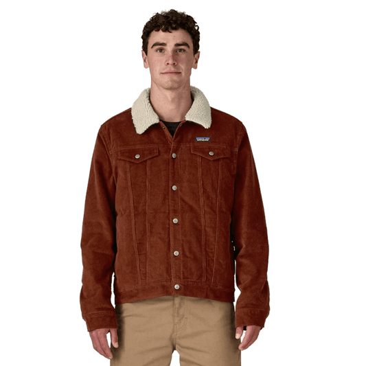 PATAGONIA 7990 MENS PILE LINED TRUCKER JACKET - DRIED VANILLA
Front View