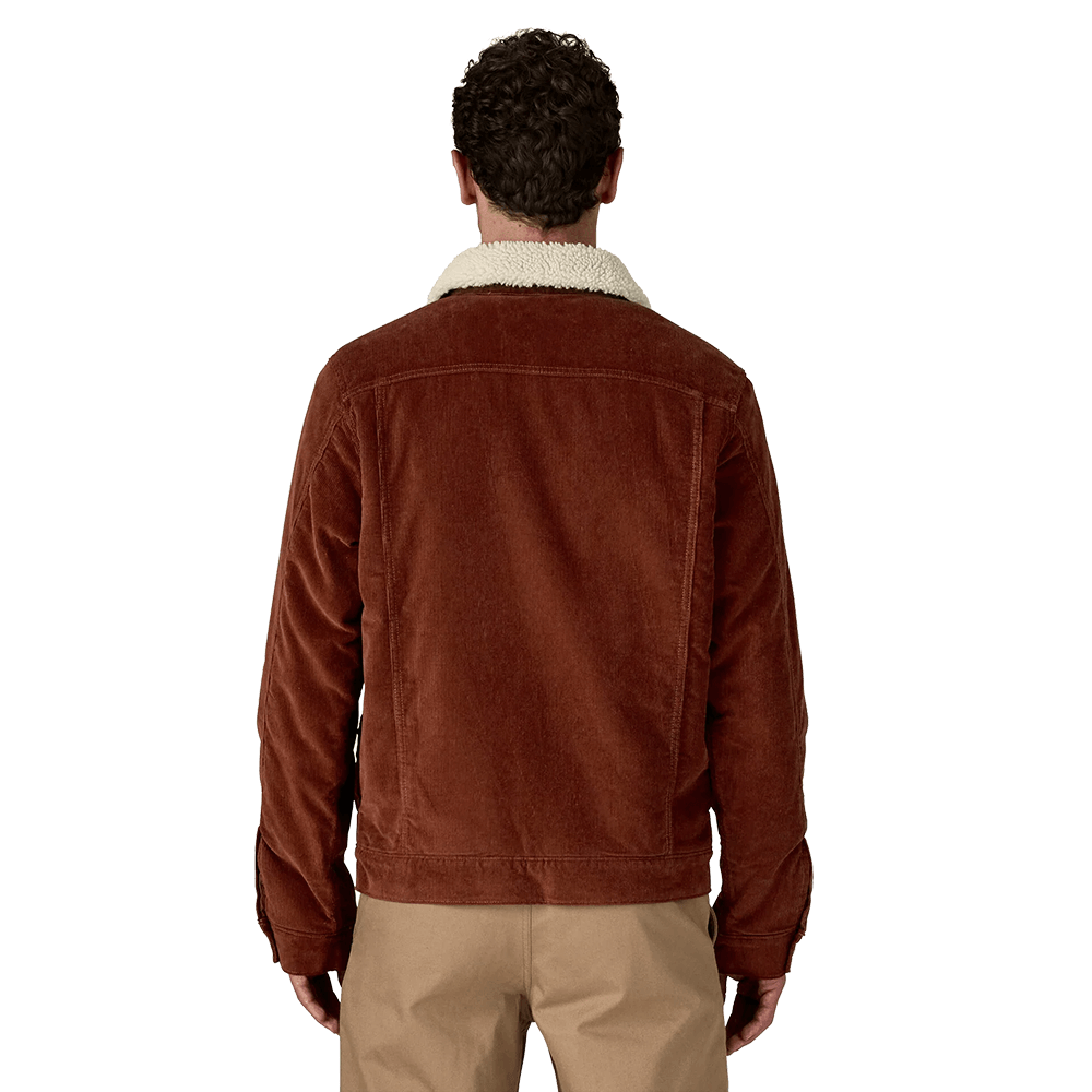 PATAGONIA 7990 MENS PILE LINED TRUCKER JACKET - DRIED VANILLA
Back View