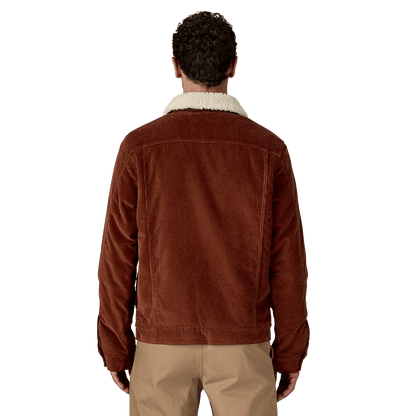 PATAGONIA 7990 MENS PILE LINED TRUCKER JACKET - DRIED VANILLA
Back View