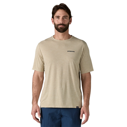 Men's Capilene® Cool Daily Graphic Shirt – Waters; Boardshort Logo Tones: Pumice X-Dye