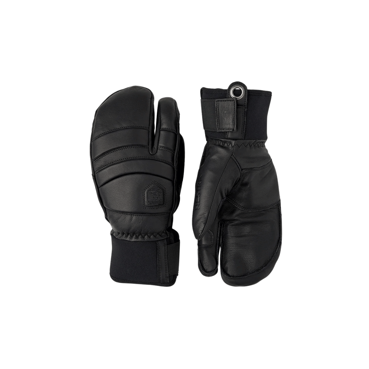 HESTRA MEN'S FALL LINE 3 FINGER GLOVE - BLACK/BLACK