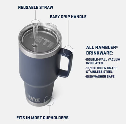 RAMBLER TUMBLER STRAW MUG