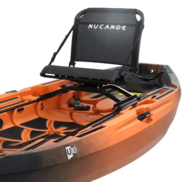 NUCANOE 360 FUSION SEAT installed on a canoe