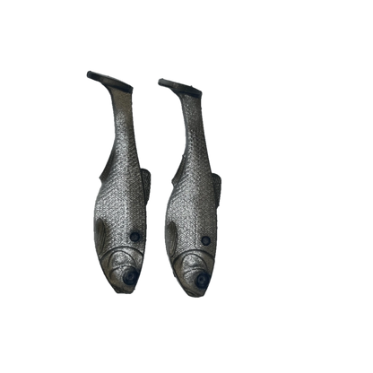 Da Boot Swimbait 5.5" in Mirrored / Smoked Black