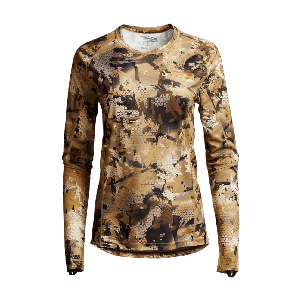 SIKTA WOMEN'S CORE LIGHTWEIGHT CREW LS - OPTIFADE WATERFOWL MARSH