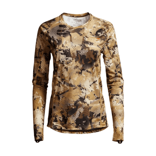 SIKTA WOMEN'S CORE LIGHTWEIGHT CREW LS - OPTIFADE WATERFOWL MARSH