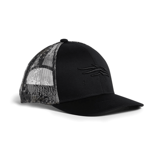 SITKA ICON ELEVATED II MID PRO TRUCKER HAT - SITKA BLACK