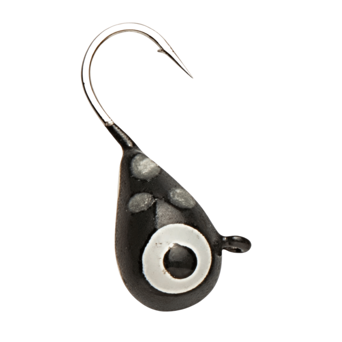 CUTOM JIGS & SPINS CHEKAI TUNGSTEN JIG - 4.5 MM - BLACK_GLOW_SPOTS