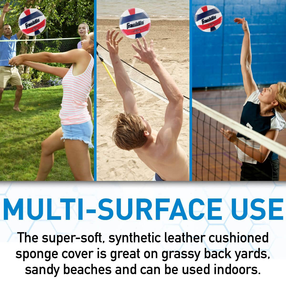 SUPER SOFT SPIKE VOLLEYBALL multi surface use