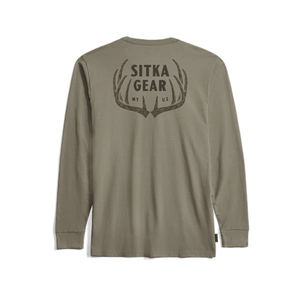 SITKA TYPICAL L/S TEE - OAK - BACKSIDE