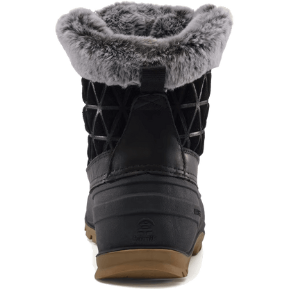 KAMIK WOMEN’S SNOVALLEY 7 -40°F WINTER BOOTS – BLACK back view