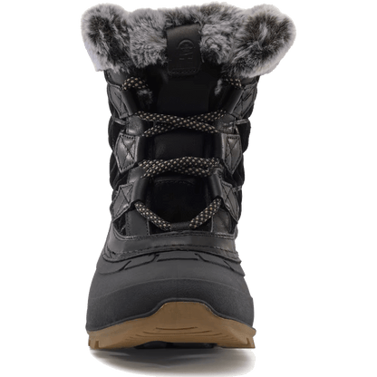 KAMIK WOMEN’S SNOVALLEY 7 -40°F WINTER BOOTS – BLACK front view