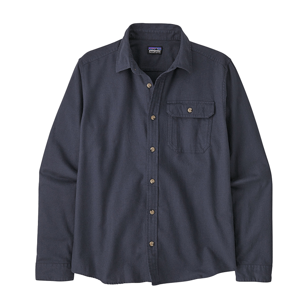 PATAGONIA 7990 MENS LS LW FJORD FLANNEL SHIRT - SMOLDER BLUE
Front View