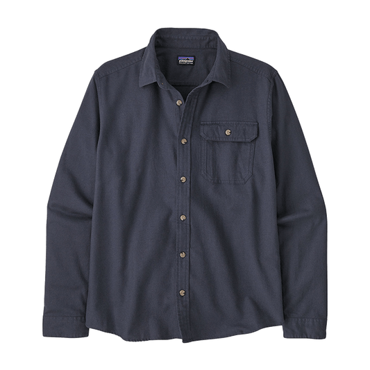 PATAGONIA 7990 MENS LS LW FJORD FLANNEL SHIRT - SMOLDER BLUE
Front View