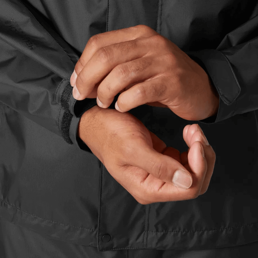 HELLY HANSEN MEN'S LOKE JACKET 2.0 - BLACK CUFFS