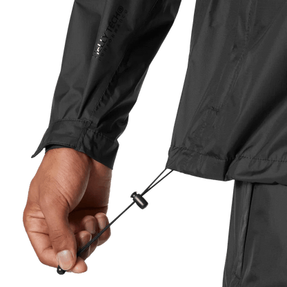 HELLY HANSEN MEN'S LOKE JACKET 2.0 - BLACK DRAWSTRING