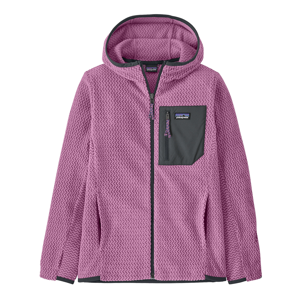 PATAGONIA 7990 KIDS R1 AIR FULL ZIP HOODY - RISK PURPLE
Front View